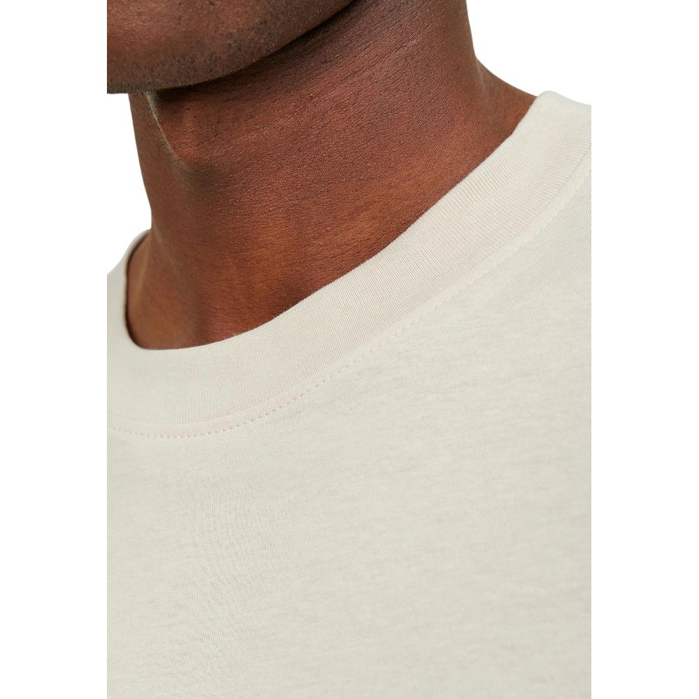 Beige Cotton T-Shirt