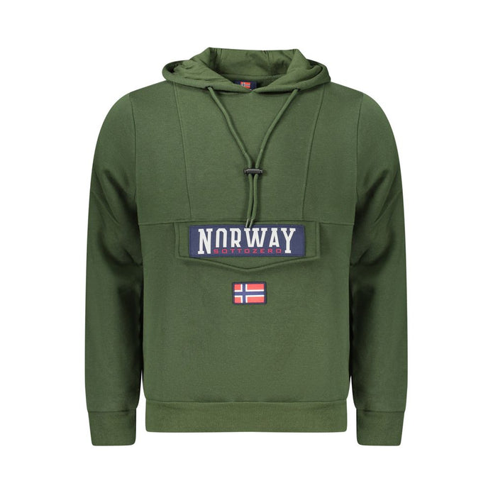 Green Cotton Sweatshirt