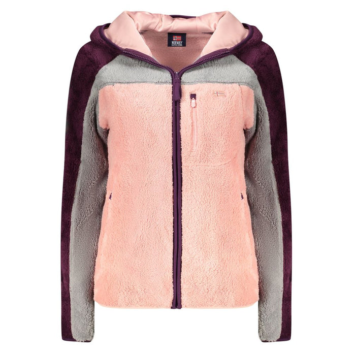 Pink Polyester Sweatshirt