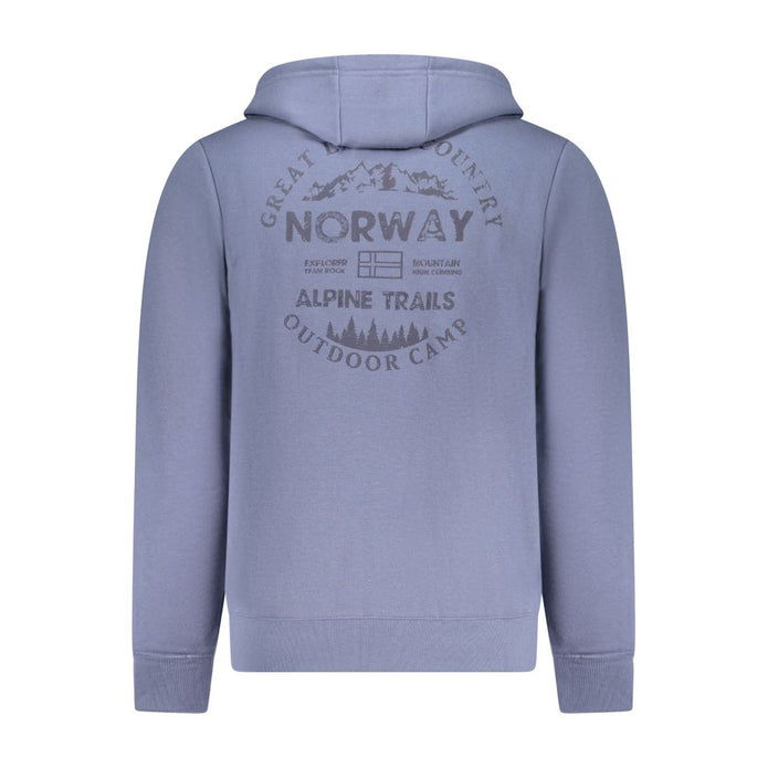 Blue Cotton Sweatshirt