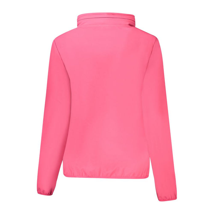Pink Polyester Jackets & Coat