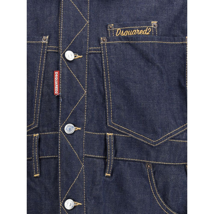 Blue Cotton Denim Jacket