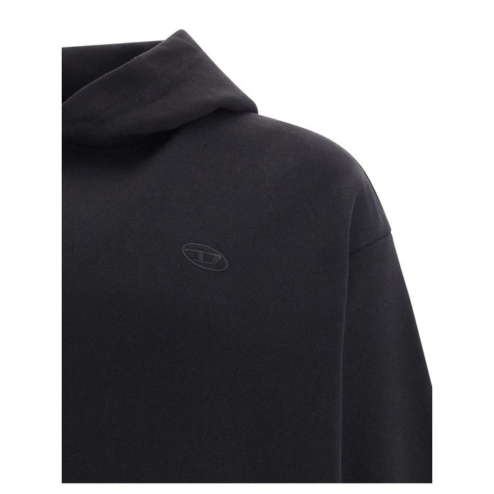 Black Elastane Sweatshirt