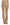 Brown Cotton Stretch Mid Waist Skinny Trousers Pants