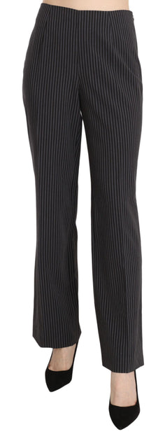 Elegant Striped Straight Fit Pants