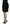 Black A-line High Waist Mini Viscose Skirt