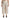 Cream Lace High Waist Palazzo Cropped Pants