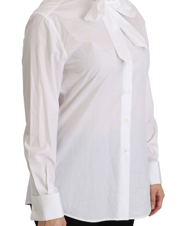 White Turtle Neck Long Sleeve Polo Shirt