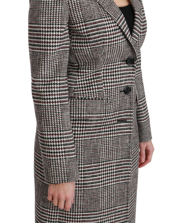 Multicolor Trench Knee Long Jacket Coat