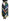 Multicolor Silk Geometric High Waist Maxi Skirt