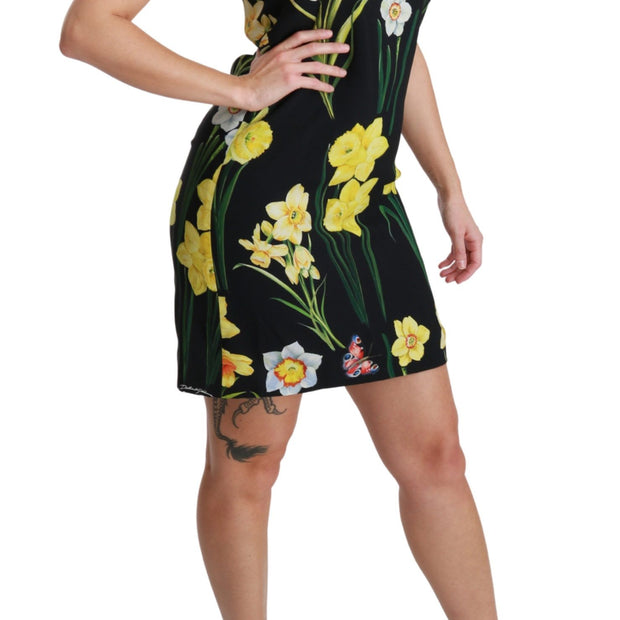 Floral Sheath Mini Dress - Elegance Redefined