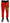 Red Piggy Bank Cotton Crystal Trousers Pants