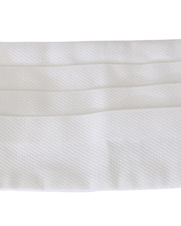 White Men Waist Belt Cotton Cummerbund
