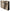 Beige Velvet Floral Leather Men Document Briefcase