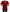 Red Pig Print Feather Sleeves T-shirt Top