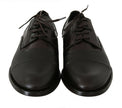 Brown Leather Laceups Dress Mens Shoes