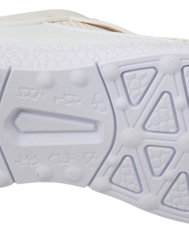 White Pink Polyester Becky Sneakers Shoes