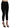Black High Waist Skinny Cropped Cotton Capri Pant