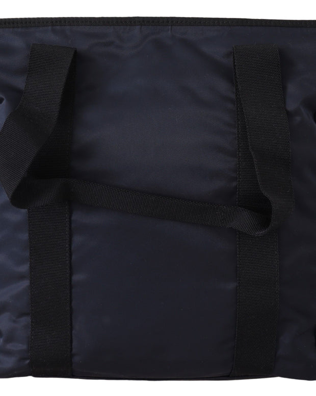 Elegant Blue Nylon Tote Bag