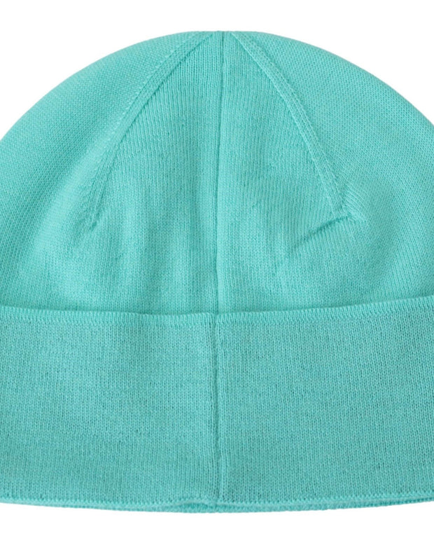 Green Wool Beanie Unisex Logo Hat