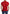 Red Cotton Logo Print Men Casual Top Perforated T-shirt