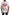 White Saint Valentine Hearts Print Men  T-shirt