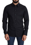 Blue Cotton Formal GOLD Dress Shirt