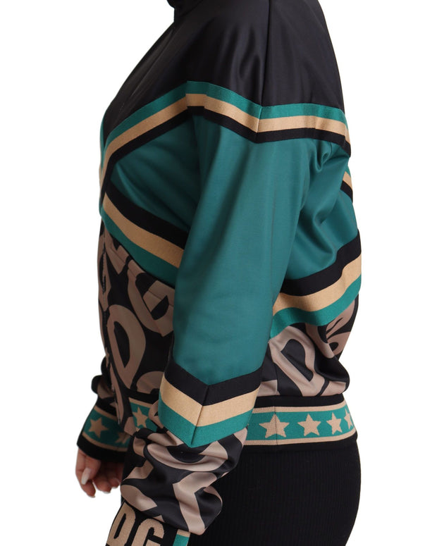 Multicolor DG Logo Mania Track Bomber Jacket