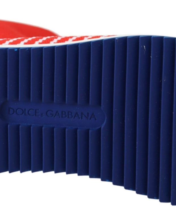 Blue Red Sorrento Logo Sneakers Socks Shoes