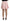 Pink Tuck Pleat Flare A-line Mini Rayon