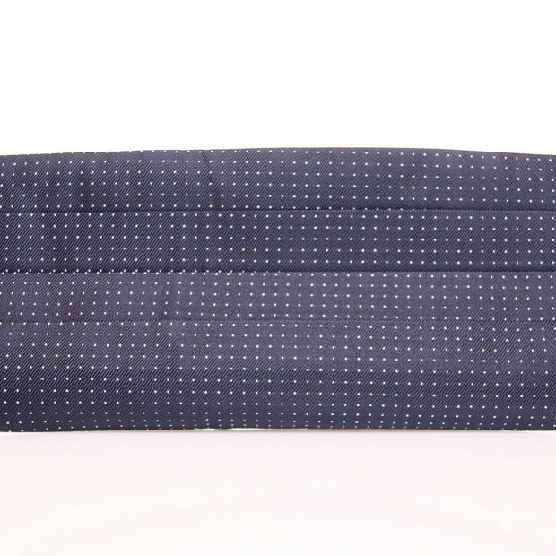 Elegant Silk Polka Dot Cummerbund