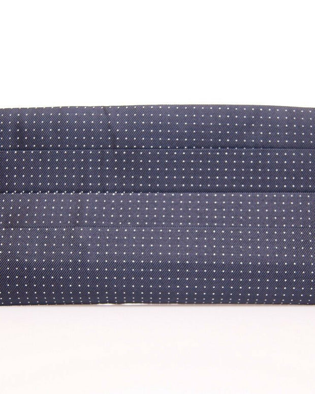 Elegant Silk Polka Dot Cummerbund