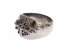 Sterling Silver Rhodium Men's Statement Ring