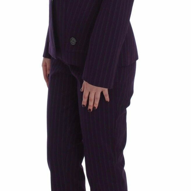 Elegant Striped Pant & Blazer Suit