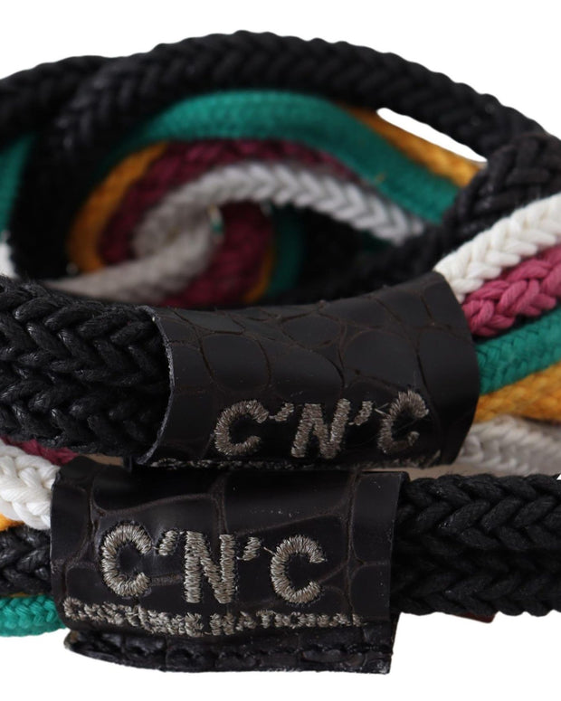 Chic Multicolor Twisted Rope Belt