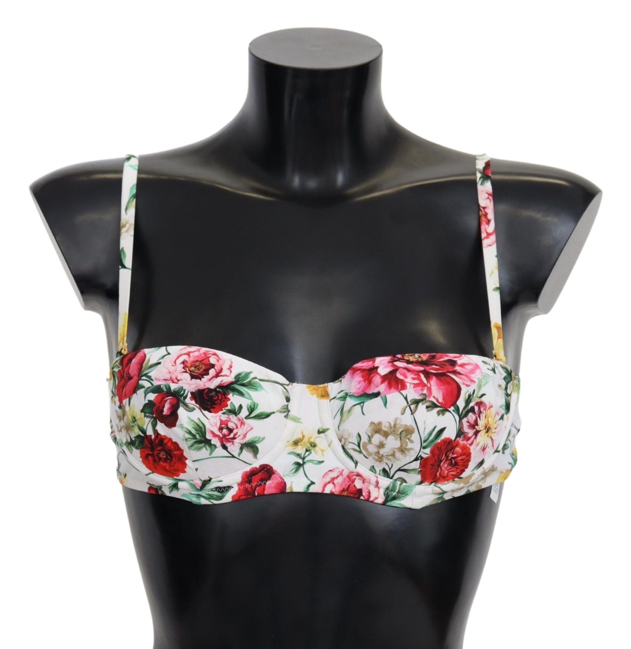 Elegant Floral Bikini Top – Summer Chic