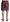 Maroon Hats Print Beachwear Shorts Swimwear