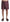 Maroon Hats Print Beachwear Shorts Swimwear