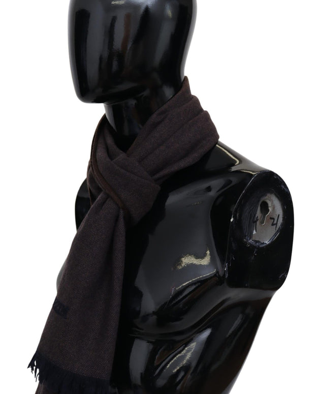 Elegant Cashmere Unisex Fringed Scarf