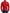 Red DG Motor Club Zippered Cardigan Sweater