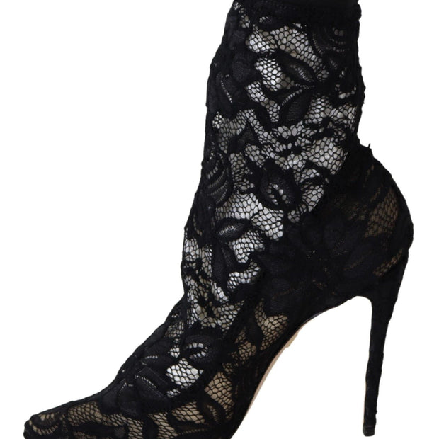 Black Lace Taormina Pumps Elegance Unleashed