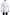 White Bib Cotton Poplin Men Formal Shirt