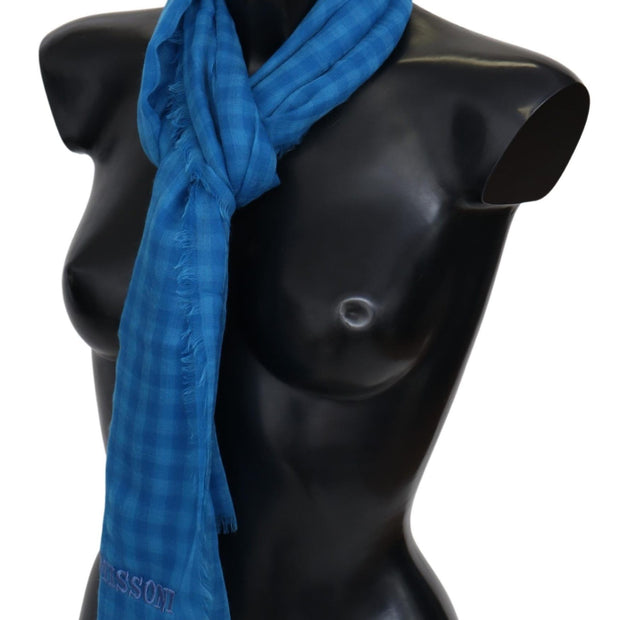 Chic Checkered Cashmere Scarf