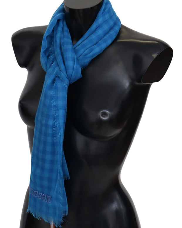 Chic Checkered Cashmere Scarf