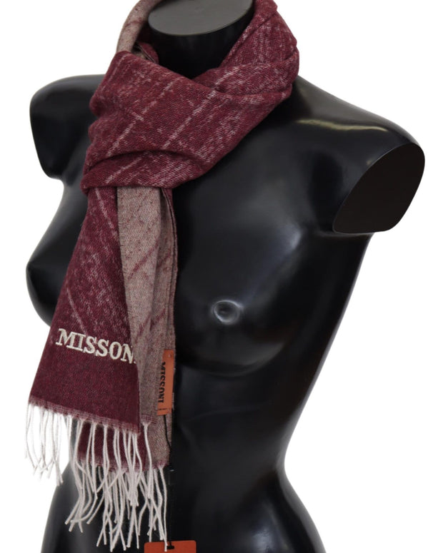 Elegant Cashmere Fringed Scarf