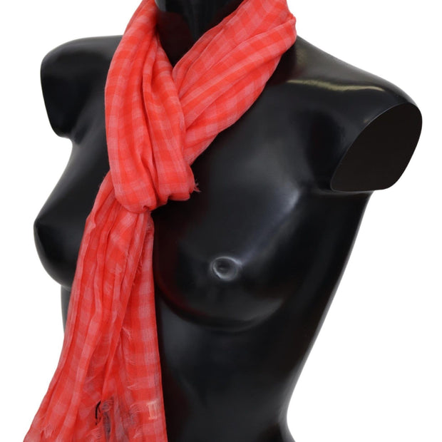 Luxurious Cashmere Checkered Scarf