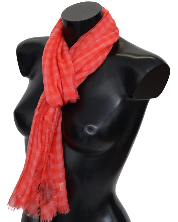 Luxurious Cashmere Checkered Scarf