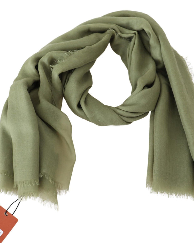 Elegant Cashmere Fringed Scarf