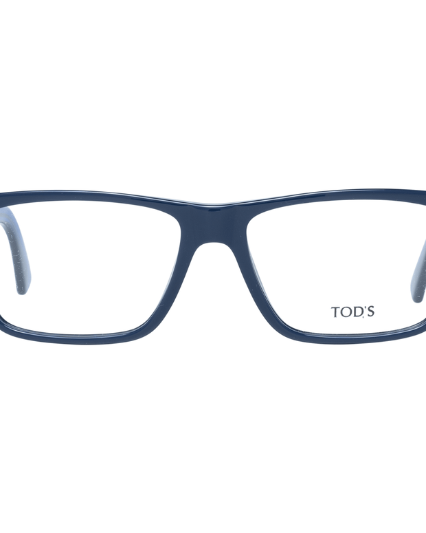 Chic Blue Rectangular Men's Eyewear