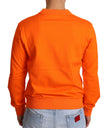 Orange King Ceasar Cotton Pullover Sweater